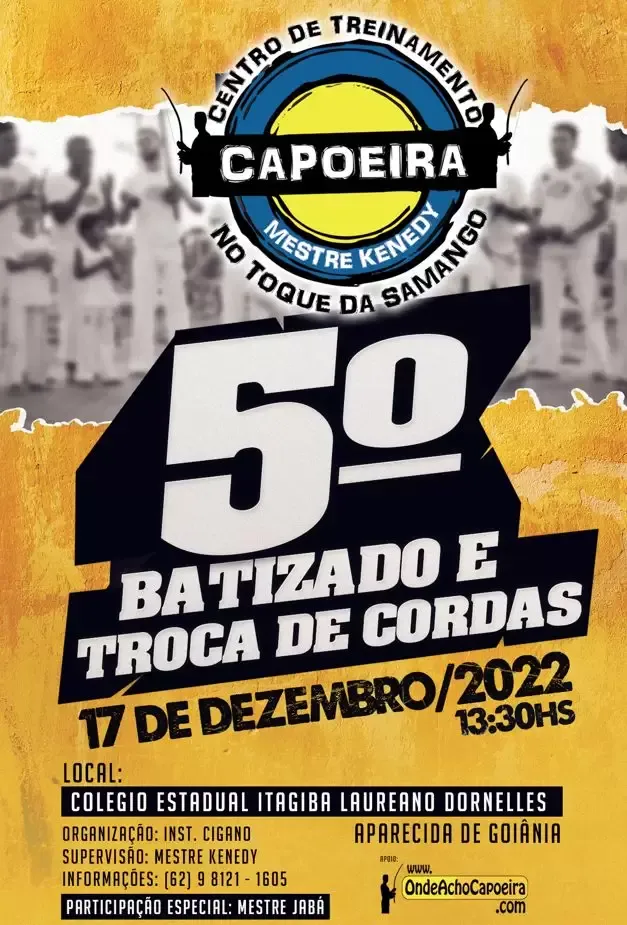 Cartaz do Evento 5º BATIZADO E TROCA DE CORDAS