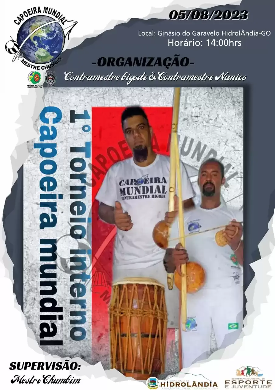 Cartaz do Evento 1º TORNEIO INTERNO CAPOEIRA MUNDIAL