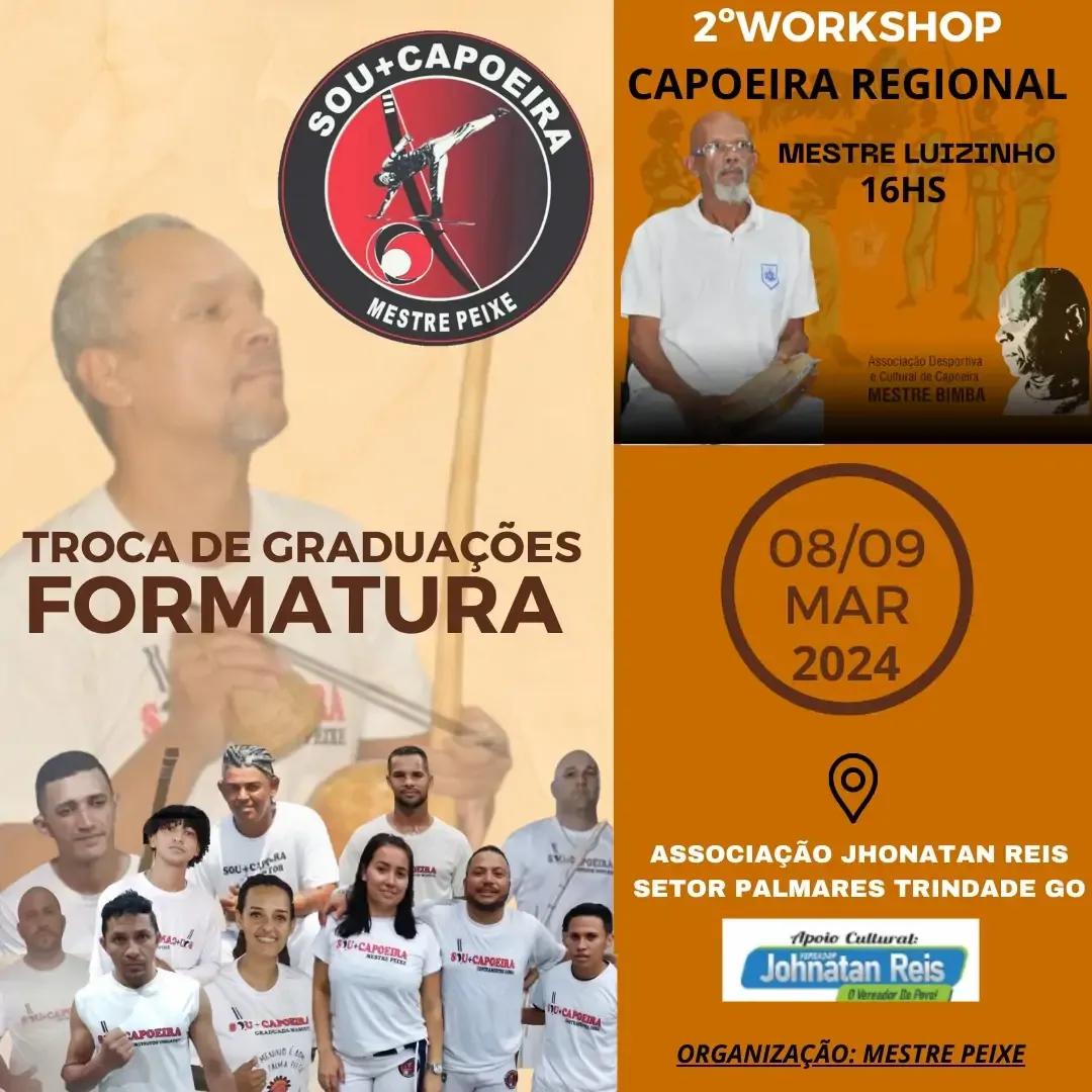 Cartaz do Evento TROCA DE GRADUAÇÕES E FORMATURA