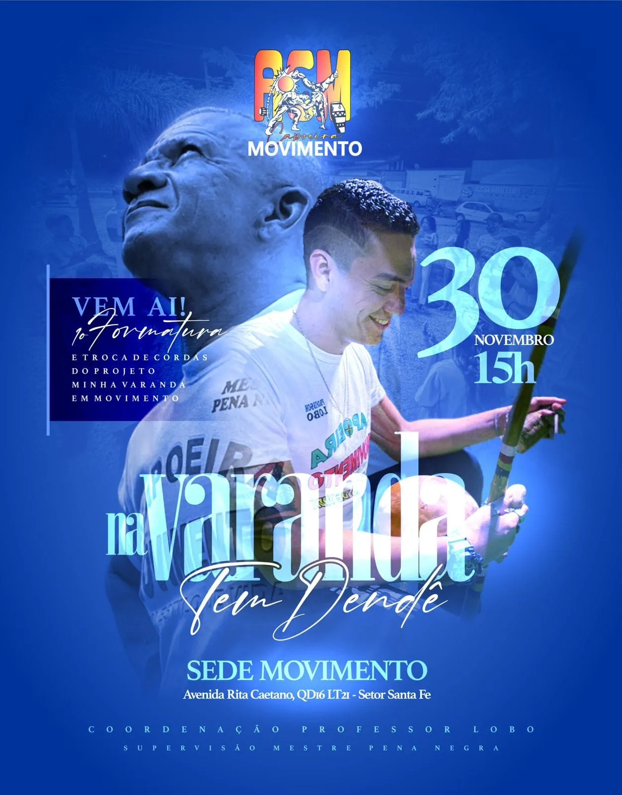 Cartaz do Evento Na Varanda Tem Dendê