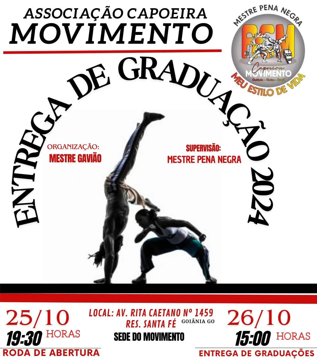 Cartaz do Evento Entregra de Graduações