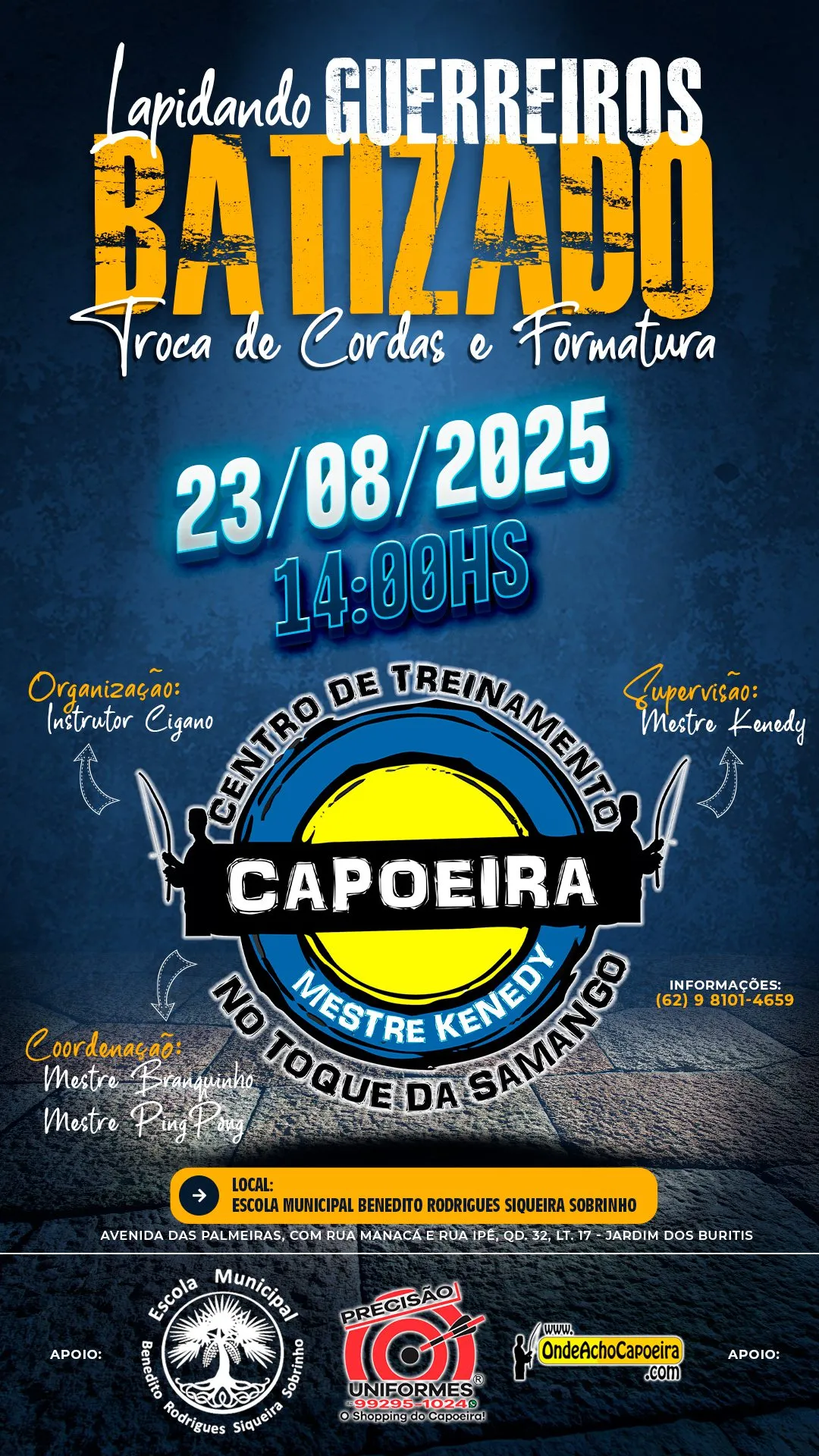 Cartaz do Evento Lapidando Guerreiros