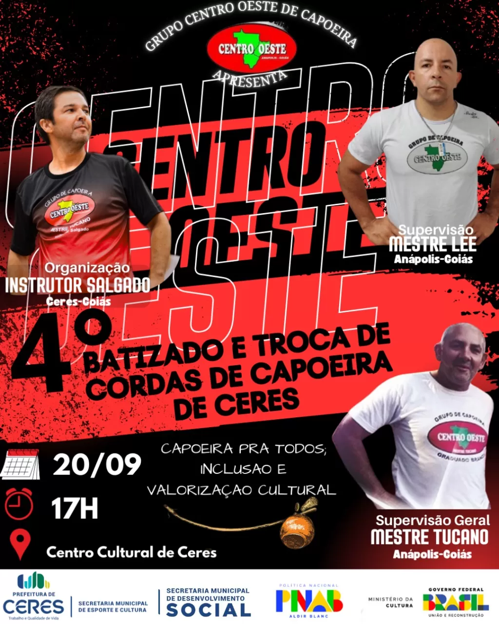 Cartaz do Evento 4º Batizado e Troca de Cordas