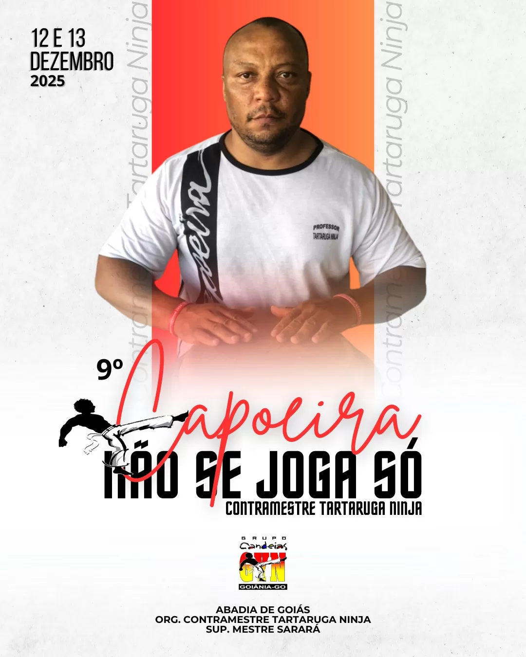 Cartaz do Evento 9º Capoeira Não se Joga Só