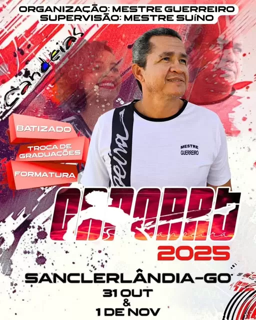 Cartaz do Evento Batizado, Troca de Cordas e Formatura