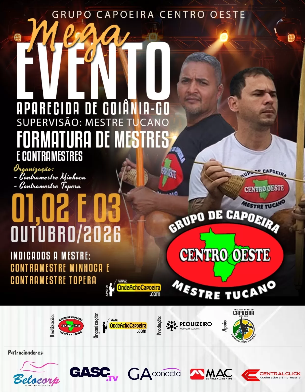 Cartaz do Evento Formatura de Mestres