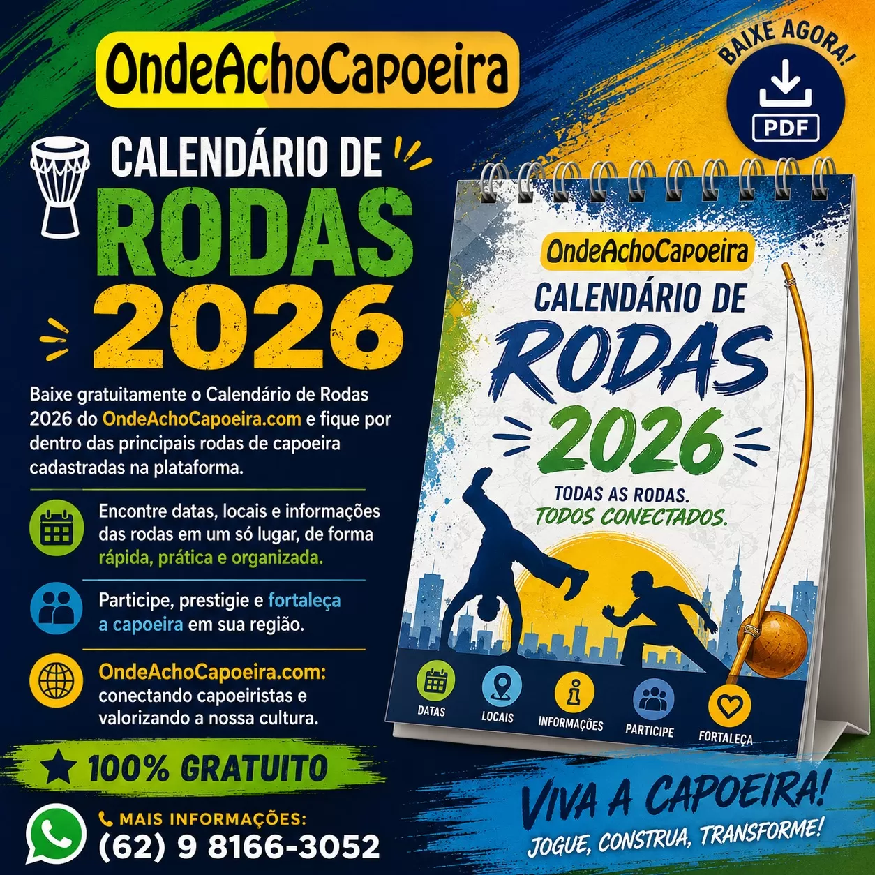 Cartaz da notícia Baixe o  Calendário de Rodas 2026