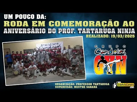 Cartaz do vídeo: 19/03/2025 - Um Pouco da Roda de Aniversario do Professor Tartaruga