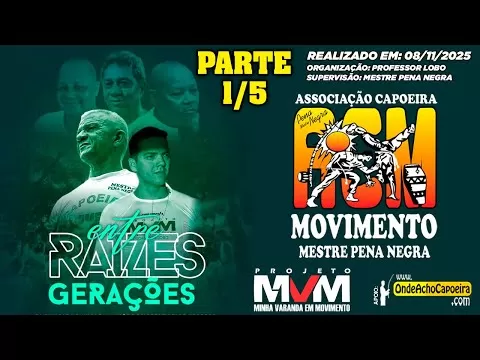 Cartaz do vídeo: 08/11/2025 - Entre Raízes e Gerações - Parte 1/5