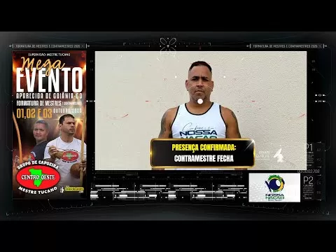 Cartaz do vídeo: Contramestre Flecha confirmou presença