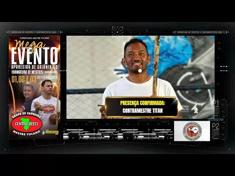 Cartaz do vídeo: Contramestre Titan confirmou presença