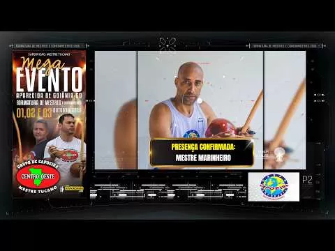 Cartaz do vídeo: Mestre Marinheiro confirmou presença