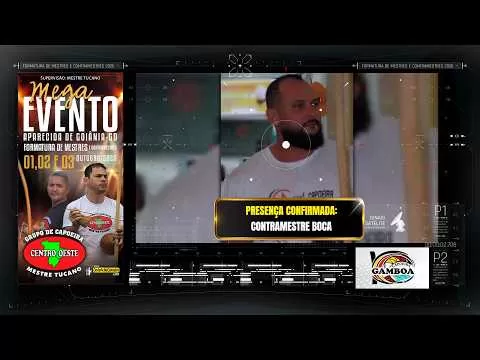 Cartaz do vídeo: Contramestre Boca, confirmou presença