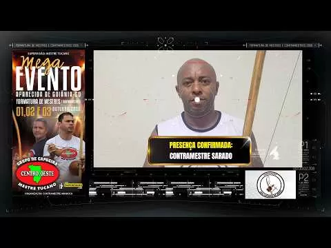 Cartaz do vídeo Contramestre Sarado, confirmou presença