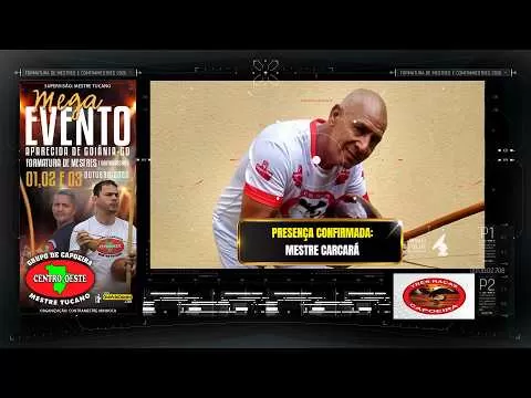 Cartaz do vídeo Mestre Carcará, confirmou presença